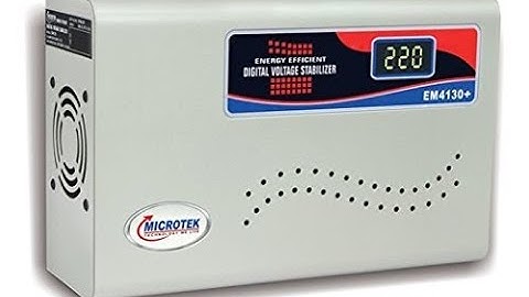 Microtek EM4130 130V-300V Digital Voltage Stabilizer (Grey)