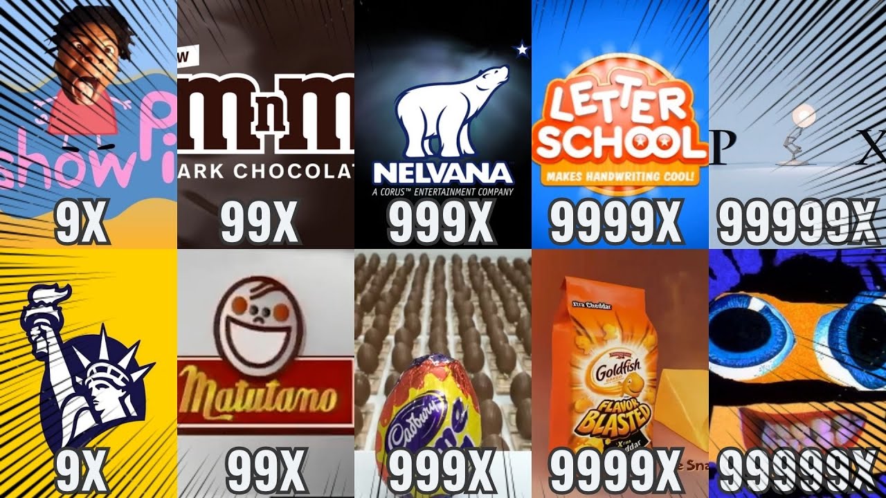 Your Favorite Old Top 10 Intro Logo Getting 1000000X Faster Part 24 ...