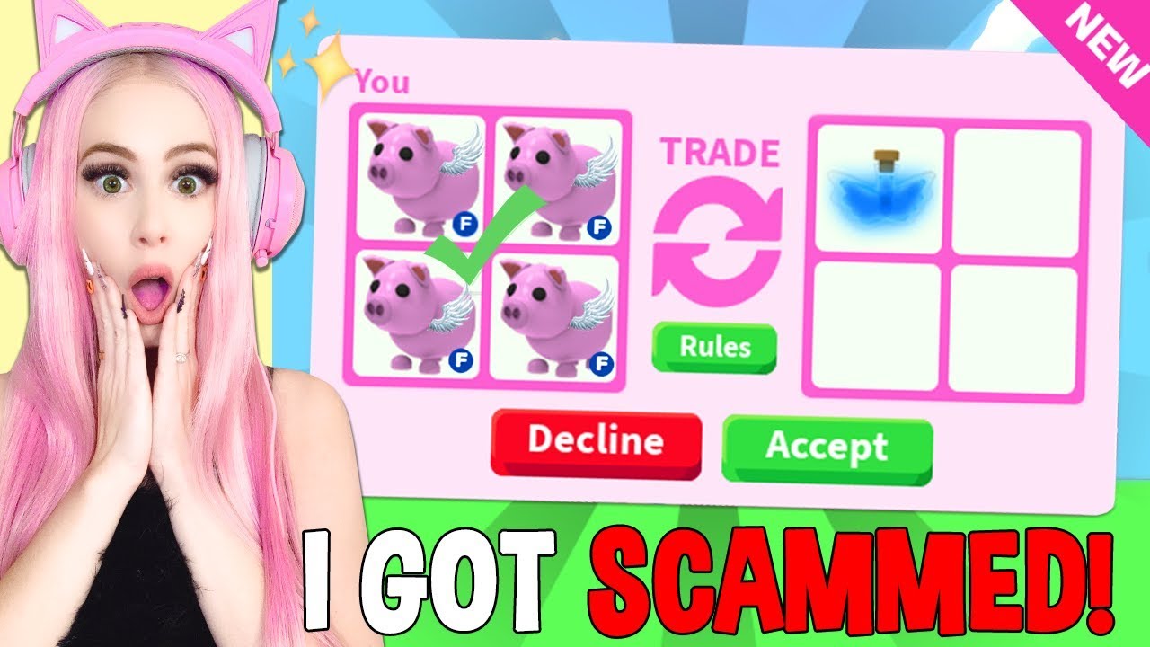 I ONLY Traded FLYING PIGS In Adopt Me For 24 Hours... I GOT SCAMMED IN ...