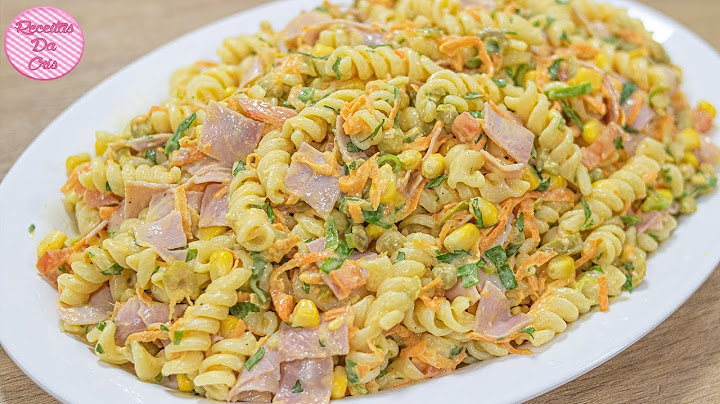 MACARRONESE OU SALADA DE MACARRÃO?? | RECEITAS DA CRIS
