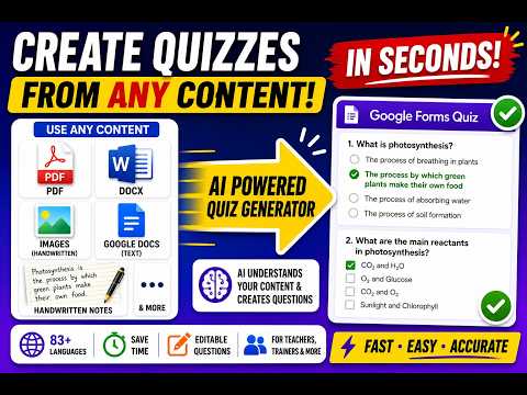 Generate quizzes from PDFs and images tutorial thumbnail