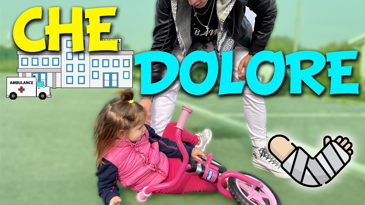 AURORA CADE E SI FA MALE IN BICICLETTA! - THE BAM FAMILY