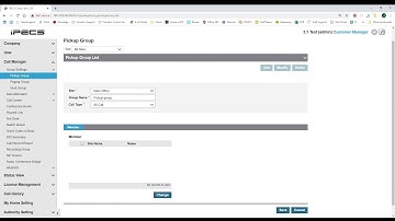 iPECS Cloud - How to set up a call pickup group