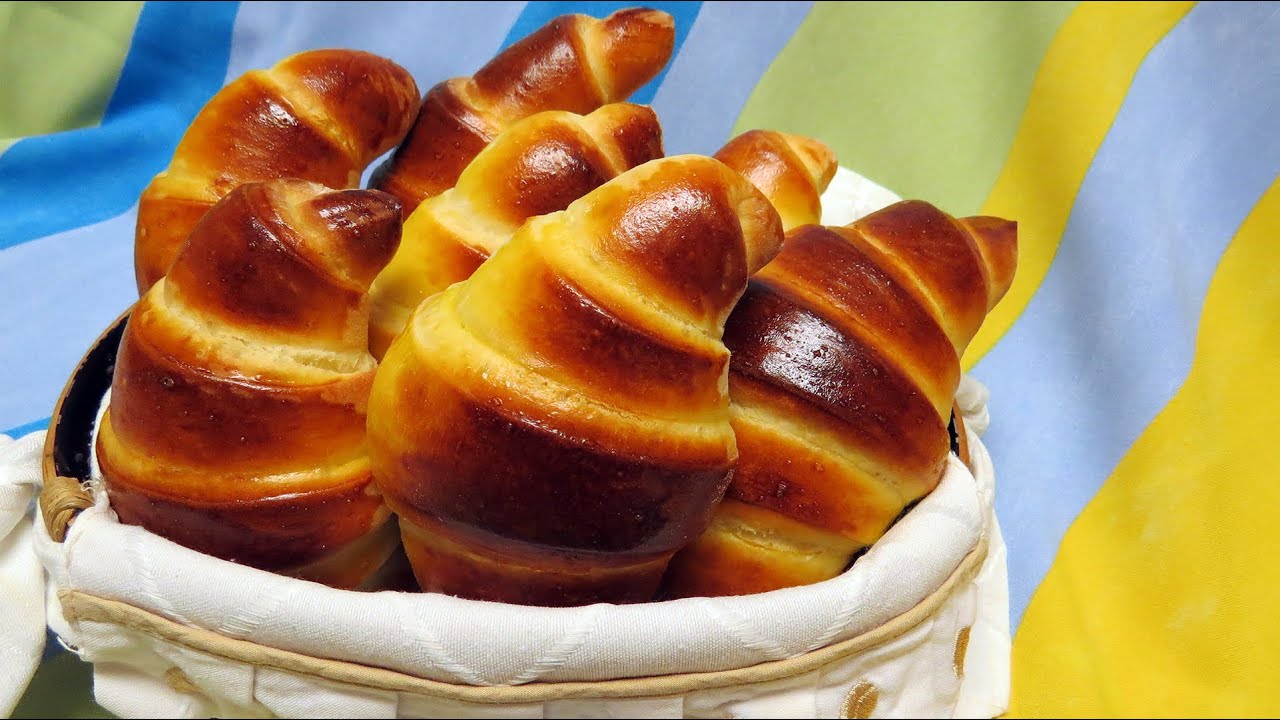 Croissants (brioche dough / milk bread) YouTube