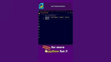 set intersection using python