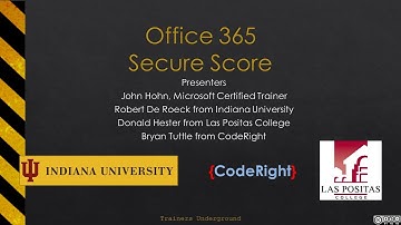 Office 365 Secure Score