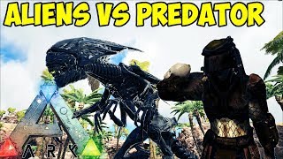 ЧУЖИЕ ПРОТИВ ХИЩНИКА В АРК! ОБЗОР МОДА ALIENS VS PREDATOR ► Ark: Survival Evolved