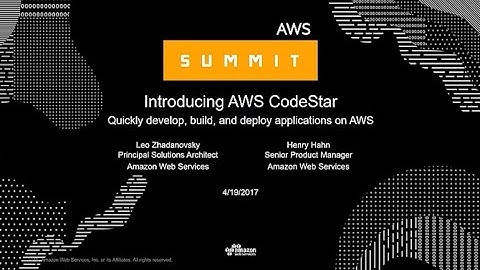 NEW LAUNCH! AWS CodeStar: The Central Experience to Quickly Start Developing Applications on AWS