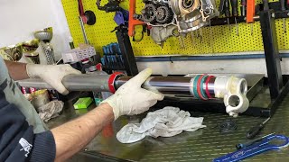 You won&#39;t believe it, the Forks on the KTM 2023 came Damaged from the Factory