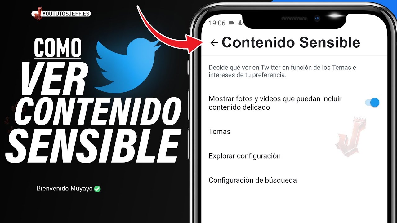 Cambiar CONFIGURACION de Twitter para VER Contenido SENSIBLE 🔵 YouTube