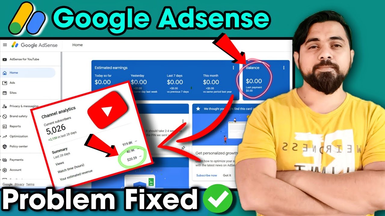 YouTube Payment System/ YouTube Payment Kab Deta Hai / AdSense Not ...