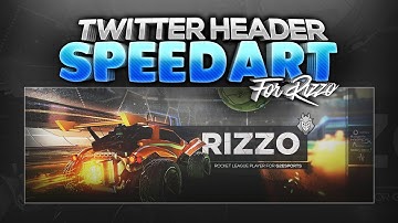 Twitter Header Speed Art | Rizzo #VISUALSUMMER