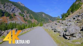 4K Scenic Drive  3.5 Hours Autumn Road Drive with Soothing Music  Snoqualmie, Washington State
