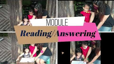 Modular Distance Learning (MNES-  dry run)