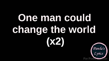One Man Can Change The World - Big Sean Feat Kanye West & John Legend | Lyrics