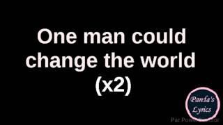 One Man Can Change The World - Big Sean Feat Kanye West &amp; John Legend | Lyrics