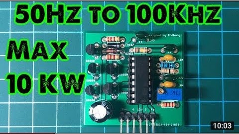 PWM module 50hz to 100Khz. #homemade103 .