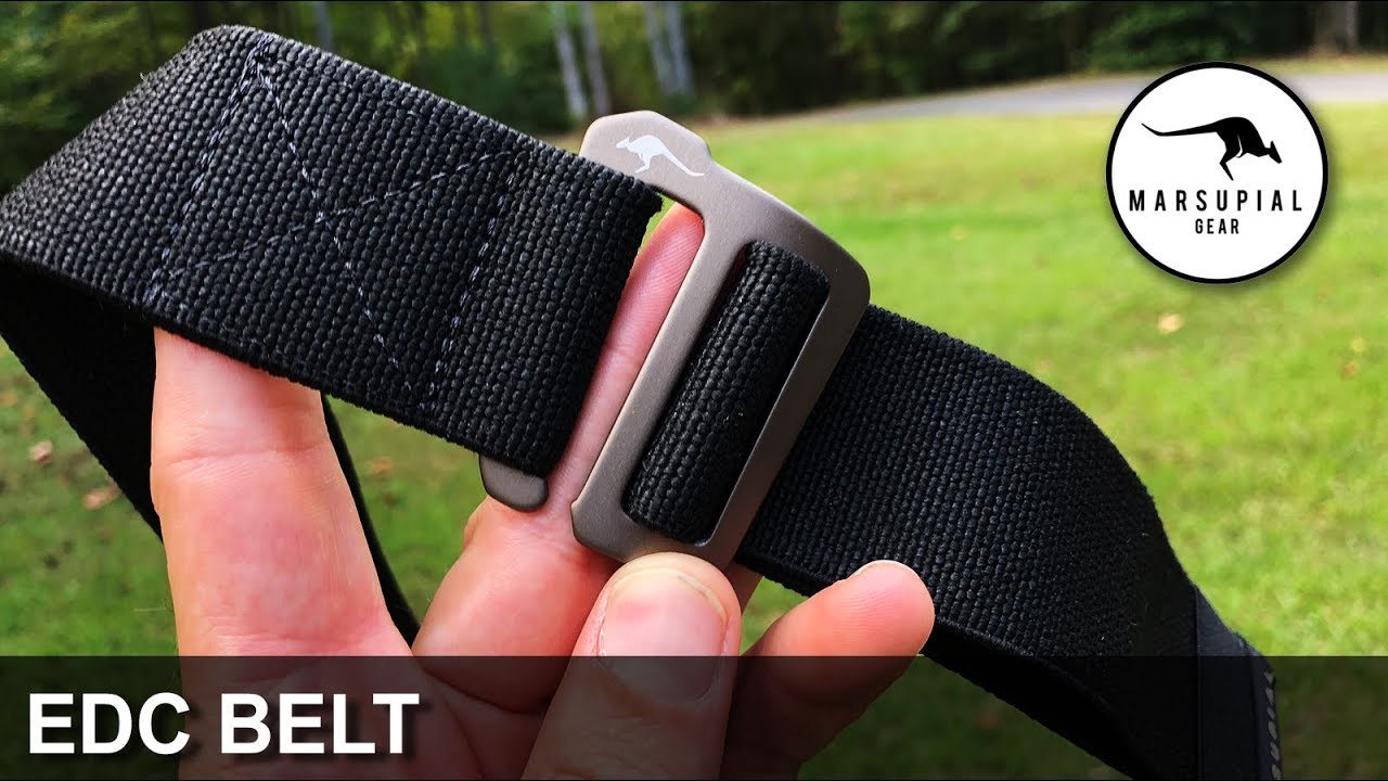 $20 EDC Belt - Marsupial Gear - YouTube