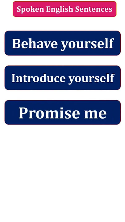 5 Basic Spoken English Sentences 🟡🔵🟠 #shorts