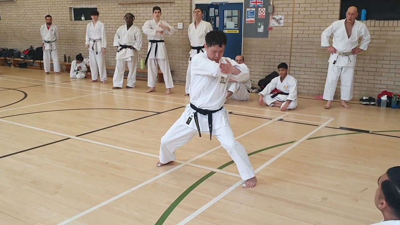 Kanku Dai with Makita Sensei at JKS Harrow