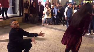 وهراني مقود يرقص مع فتاة تركية شابة هبلها - A young Algerian dance with a Turkish girl in France