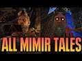 God of War Ragnarok + God of War - All Mimir Stories + Tales SUPERCUT