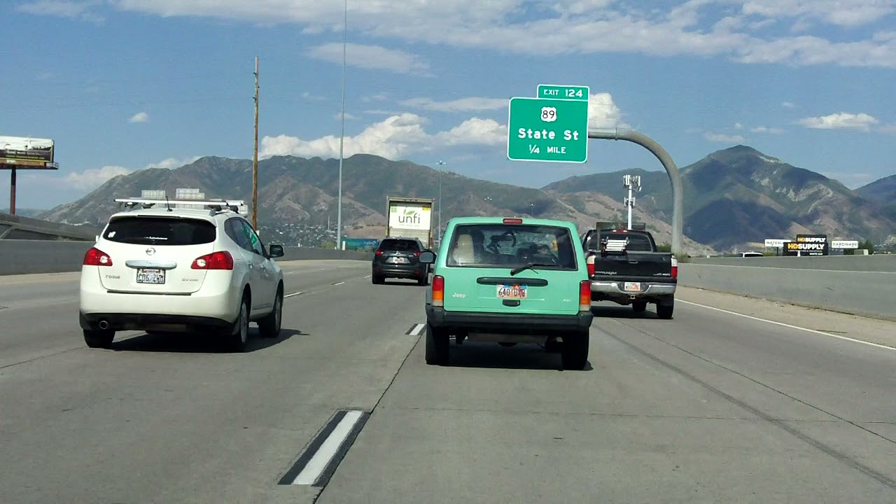 Driving through Salt Lake City, UT eastbound YouTube