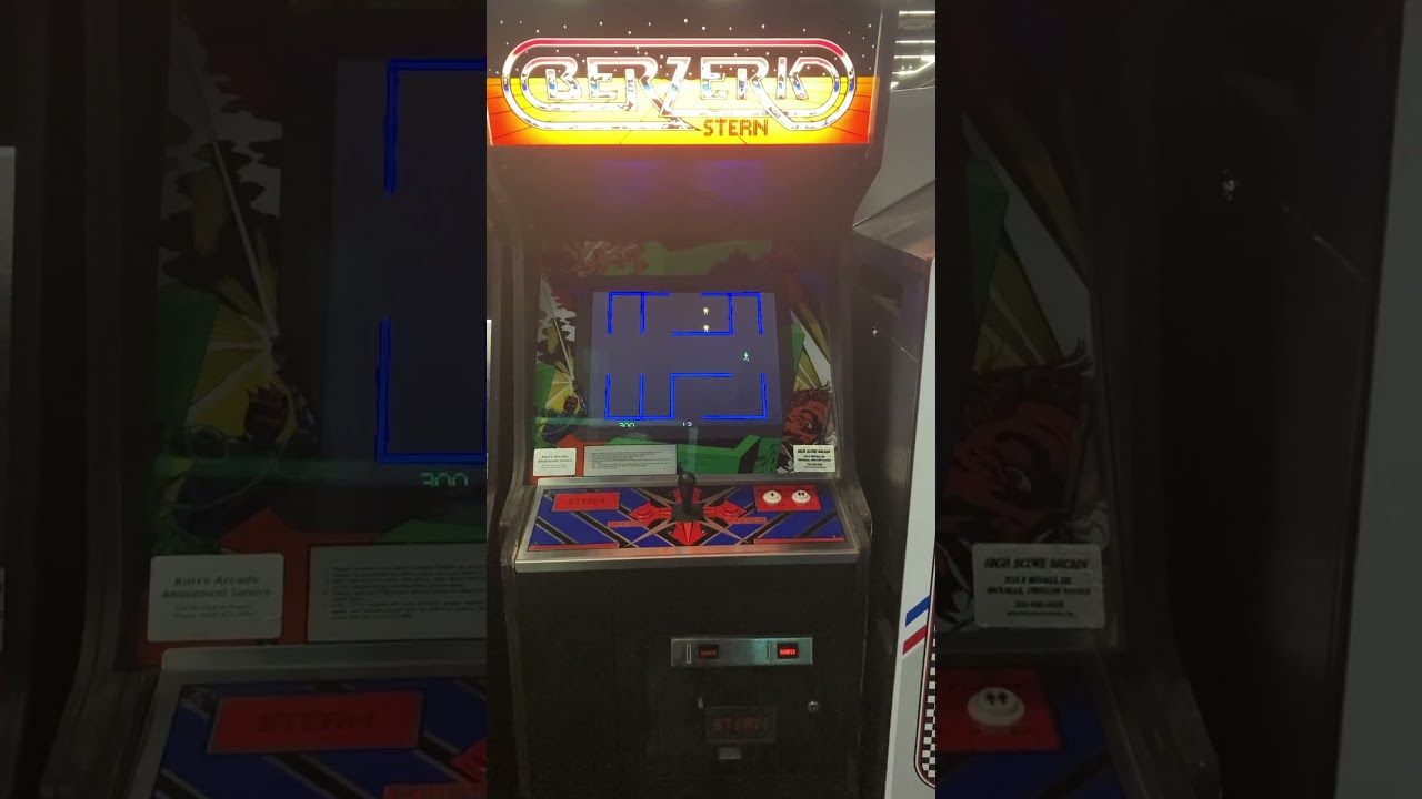 Berzerk Arcade Game Cabinet 