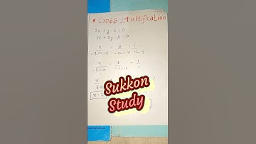 Cross Multiplication Method Class10#ncertmathsukkonstudy#sukkonstudymathclass10trigonmetry