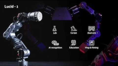 Lucid ONE, Zero-Code & AI Planning 7DOF robotic arm