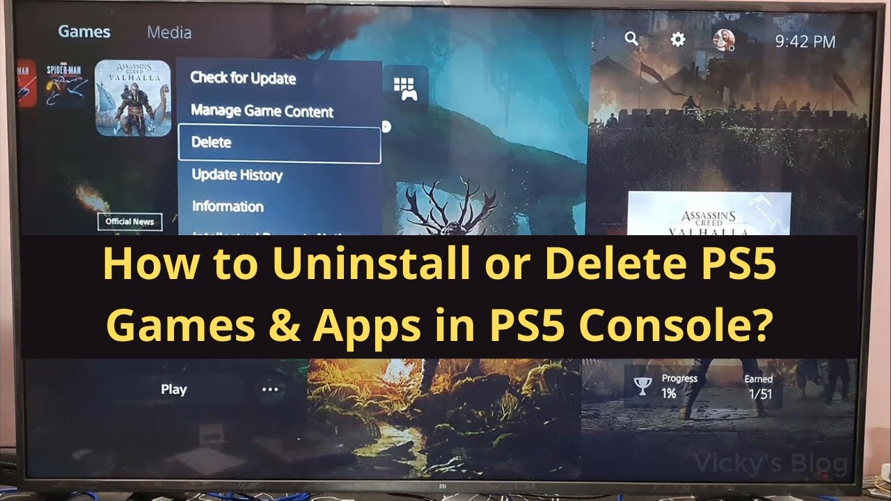 How to Delete PS5 Games – All You Need to Know