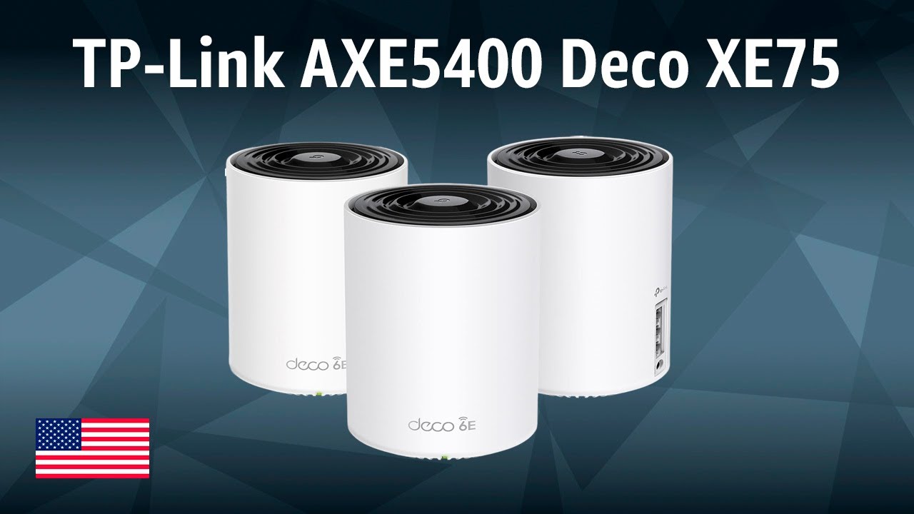 Комплект Mesh Wi-Fi TP-Link AXE5400 Deco XE75 | ТЕСТ | Английский