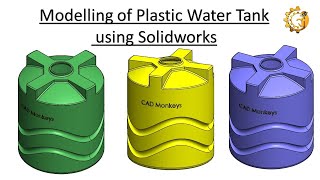 Modelling of Plastic Water Tank using Solidworks