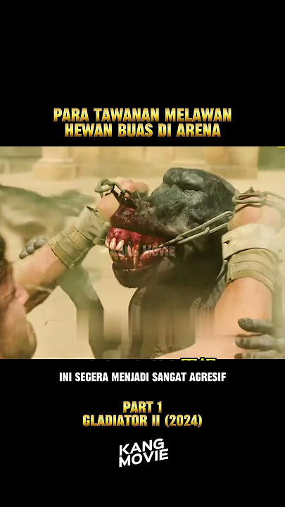 PARA TAWANAN MELAWAN HEWAN BUAS DI ARENA #film #ulasanfilmterbaru #movie