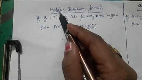 The Möbius function part 2