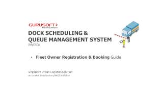 Gurusoft DSQ: Fleet Owner Registration & Booking Guide screenshot 5