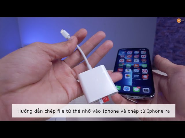 Hướng dẫn chép file từ thẻ nhớ SD Micro SD vào Iphone 14 13 12 các loại Sale còn 100k