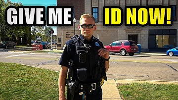 Tyrant Cops Get Owned After Karen FREAKS OUT!! I.D. Refusal - First Amendment Audit FAIL
