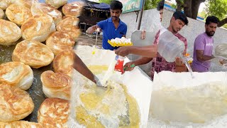 Madurai Bun Parotta Making Full Process | #indianstreetfood #madurai