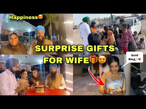 Surprise Gifts For Wife On Birthday Celebration With Family ~ Prabh Buttar