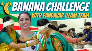 Blindfold Banana Eating Challenge Fun Challenge Aarthi Subash Vlogs