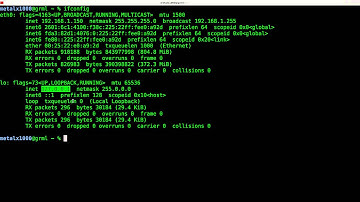 Network Info Ifconfig Linux Shell Script Tutorial