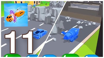 Shape-Shifting 🚗🚲🚁🛥- iOS/Android Gameplay Walkthrough All Levels