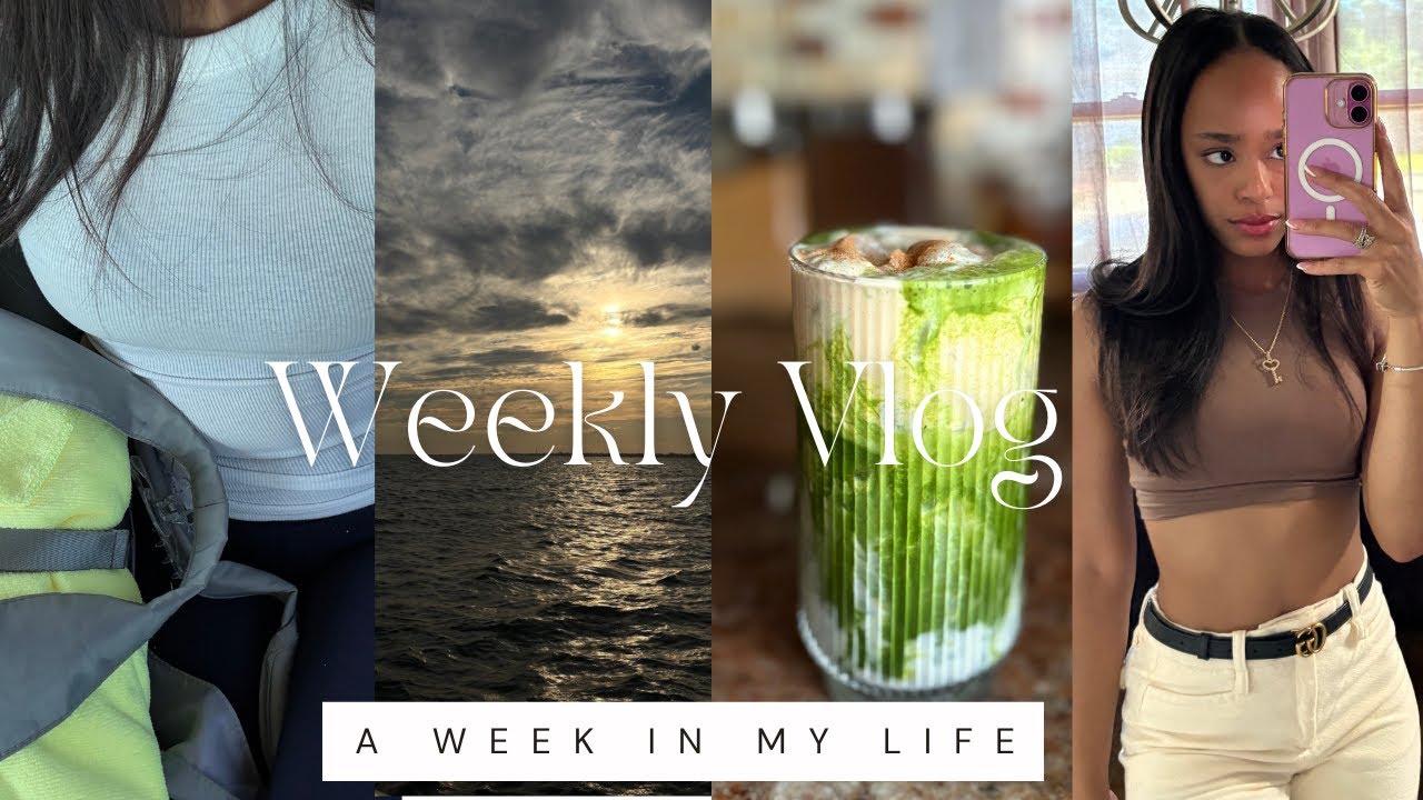 Weekly Vlog | ✨ Hot Pilates, At Home Brunch, Self-care , Banana Cream Matcha | Asia Galore's Vlogs