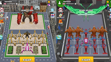 xGodzilla in Merge Monster Kong xGodzilla Max Level Gameplay Part 2