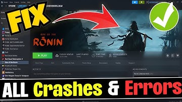 How to Fix Rise of the Ronin Crashing, Crash On Startup, Crash To Desktop & Freezing On PC