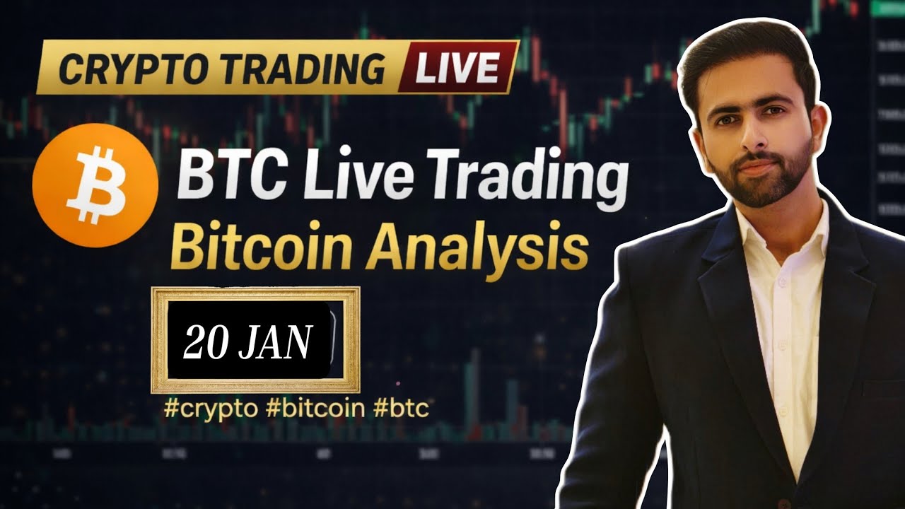 Bitcoin LIVE Trading: Crypto Trading Live Today | 20th Jan | Market  Analysis #trading