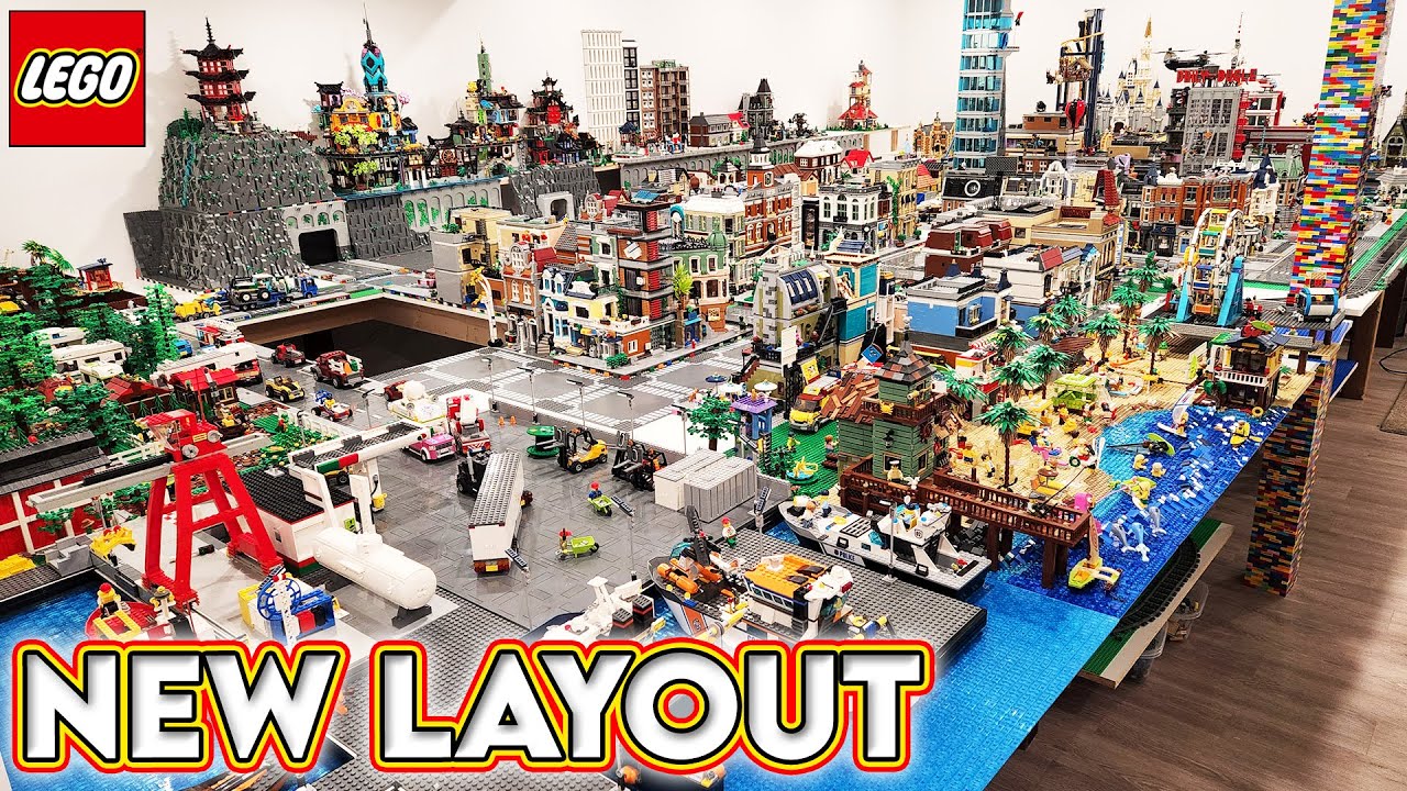 officiel Mordrin Løsne EPIC New LEGO CITY Layout FULL OVERVIEW! - YouTube