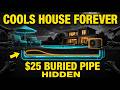 This $25 Buried Pipe Cools Whole Houses Forever (Doctors Hate It)