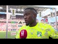 Réaction de Yaya Fofana au micro d’Yves Boris après le match contre l'Allemagne